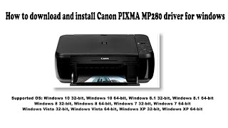 canon pixma mp280 driver for mac