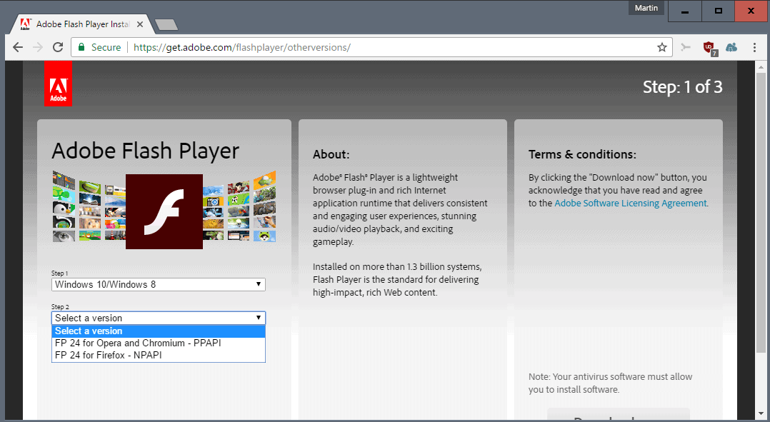 latest adobe flash player for mac free download